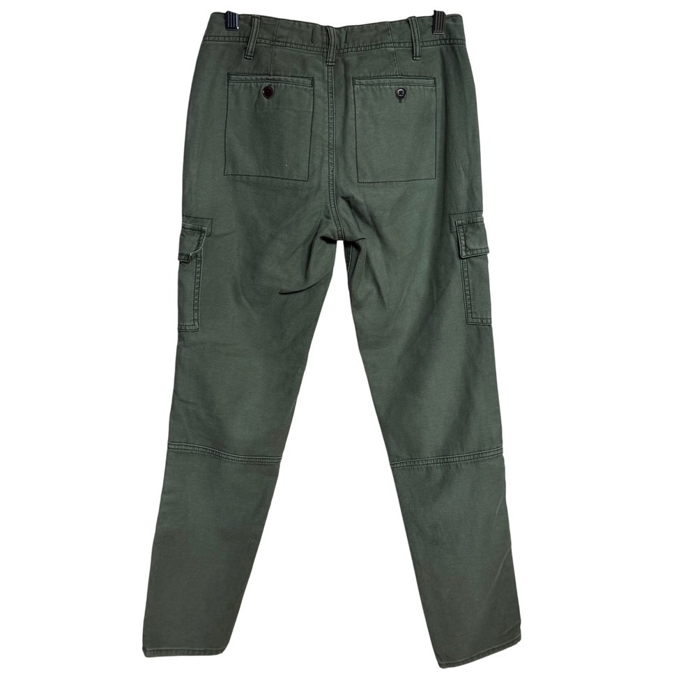 Abercrombie‎ Fitch Ames Slim Boyfriend Cargo Pants Olive Green Size 25 - Picture 2 of 6